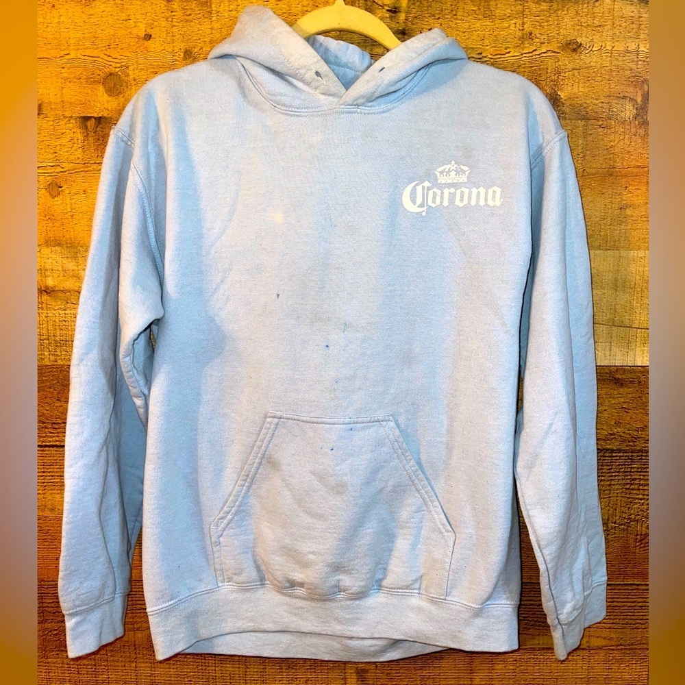 Corona Heavy Fleece Lined Vintage Hoodie